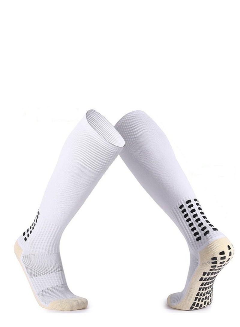 جوارب قبضة، جوارب طويلة ضيقة ذات قبضة مناسبة، جوارب كرة قدم مقاومة للتآكل، جوارب كرة قدم مانعة للانزلاق للرجال للتدريب - Image 1