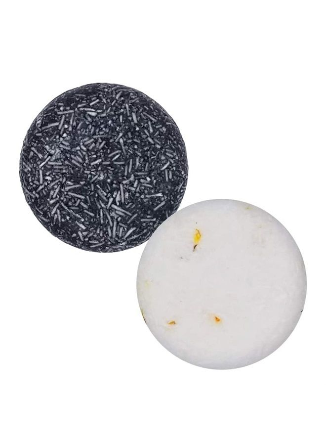 VERT 100% Natural Shampoo Bar for Hair 2 Pieces Solid Shampoo Soap for Treated Dry Damaged Hair Vegetarian Plant Essence Helps Stop Hair Loss and Promotes Healthy Hair Growth 4.2oz (Bamboo Charcoal) - Image 1