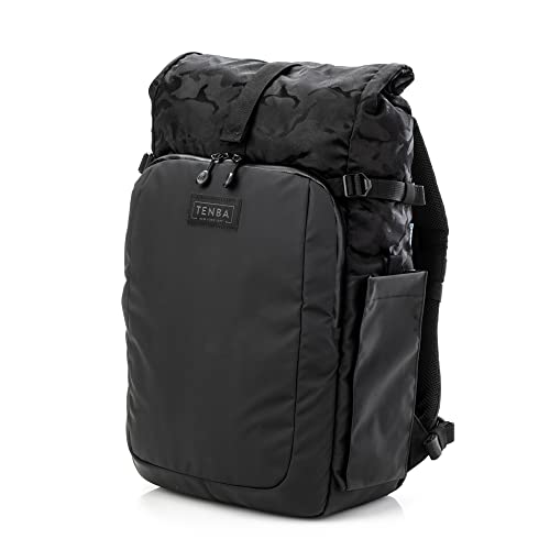 Tenba Fulton v2 14L All Weather Backpack for Mirrorless and DSLR cameras and lenses – Black/Black Camo (637-735) - Image 3