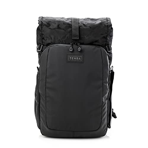Tenba Fulton v2 14L All Weather Backpack for Mirrorless and DSLR cameras and lenses – Black/Black Camo (637-735) - Image 1