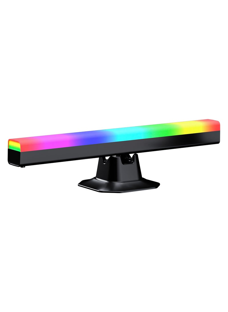فيليكس - إضاءة موسيقية سمارت RGB مناسبة للألعاب والموسيقى - حجم وسط - 2 قطعة - تتفاعل مع الموسيقى وتعمل بالريموت او تطبيق الجوال - HFXL-6002 - ابيض/اسود - Image 1