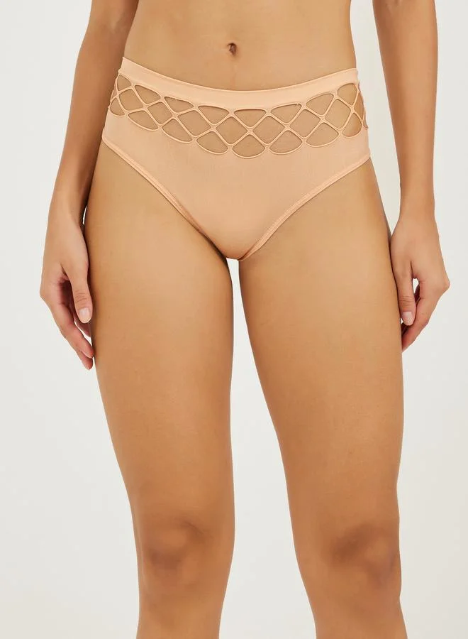 Styli Pack of 3 - Solid Thong With Cut Out Detail