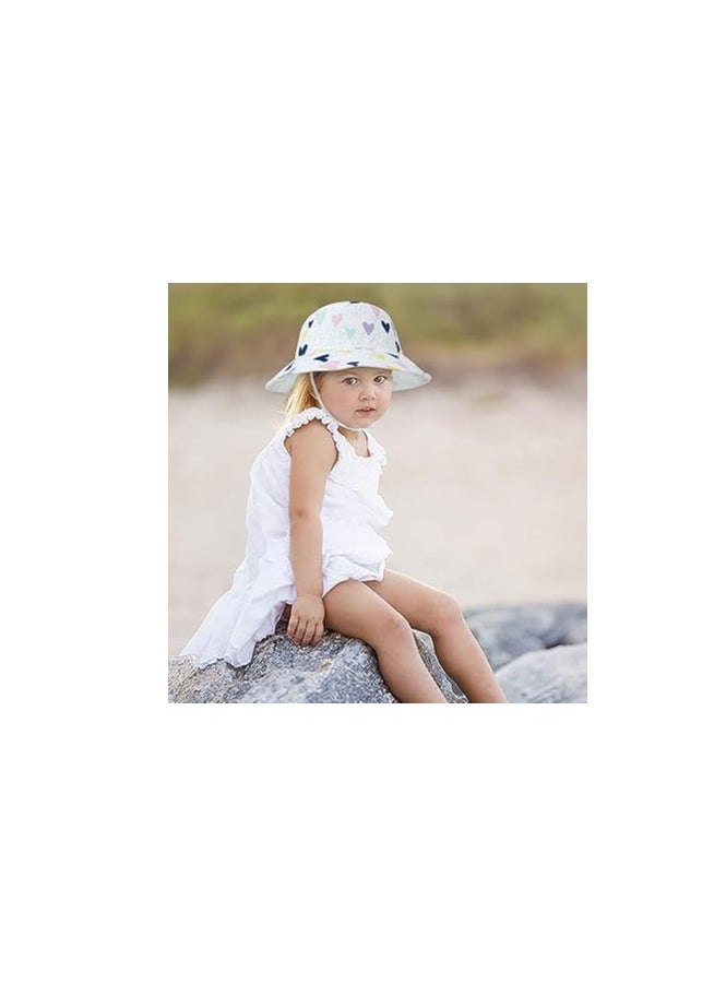 Captaintech Reversible Baby Sun Hat 2-Pack for Toddlers, UPF 50+ UV Protection Beach Bucket Hat with Wide Brim, Ideal for Boys and Girls, Size 50 for Ages 1-2 Years.  - Image 5