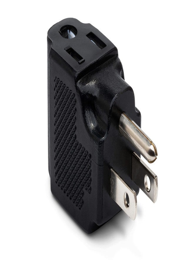 هوسا محول طاقة بزاوية قائمة من نوع Hosa PWA-486 NEMA 5-15R إلى NEMA 5-15P - Image 1