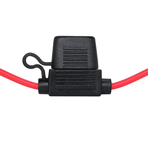 VANTRONIK Waterproof Medium Inline Fuse Holder with 14 Gauge AWG Wire 10 Inches Long, Fit for ATO ATC Standard Blade Fuse in Vehicle/Boat/RV/Tractor, 10 Pack - Image 5