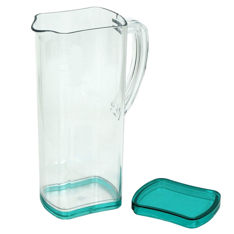 Devera Dual Shade See Through Jug Bottle Dispenser with Handle Clear Lid Water Juice Venus Jug1650 ML Unbreakable Material bpa Free AcrylicColor Sent at Random - Image 3