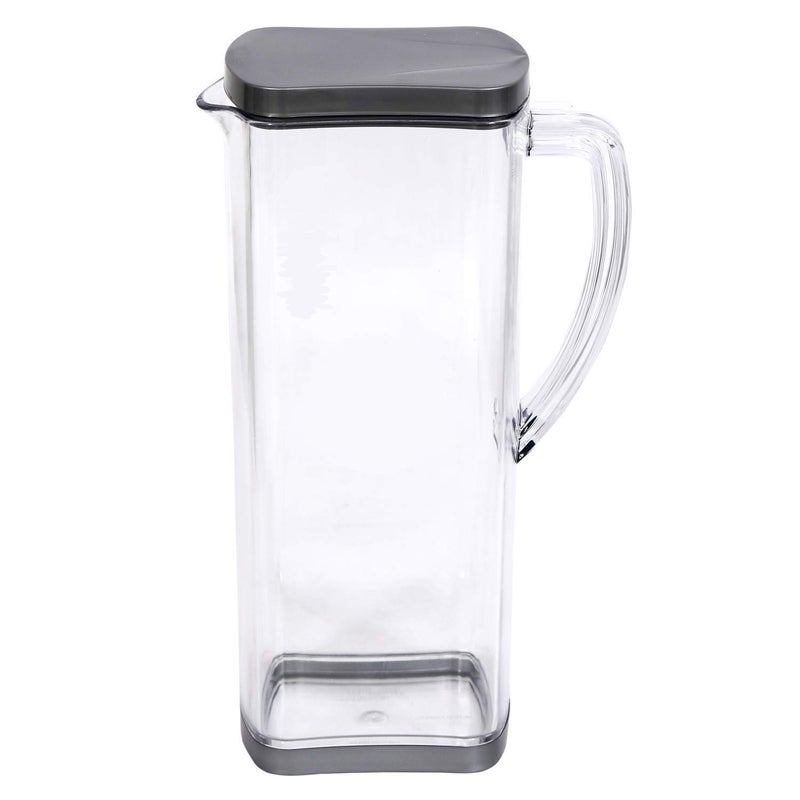 Devera Dual Shade See Through Jug Bottle Dispenser with Handle Clear Lid Water Juice Venus Jug1650 ML Unbreakable Material bpa Free AcrylicColor Sent at Random - Image 2