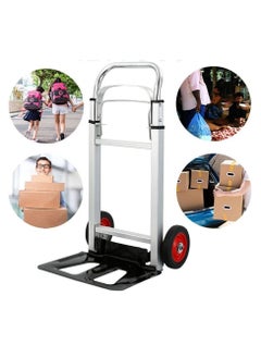 100KG Aluminum Luggage Trolley Barrow Foldable Retractable Hand Push Truck Parcel Boot Cart Heavy Duty Rustproof Utility Cart with Adjustable Shaft - pzsku/ZB0FF5F0AF7946253E3AAZ/45/_/1651054603/3c561449-df86-47af-8df7-e2d0a517ca6c