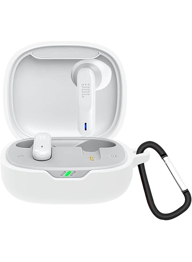 erorex Case For Jbl W300Tws Ultra Thin Soft Cover Slim Fit Anti Fall Not Easy To Dirty White - Image 1