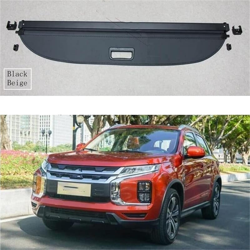 Yurefax Black Rear Cargo Cover for Mitsubishi ASX 2020-2022 - Image 2