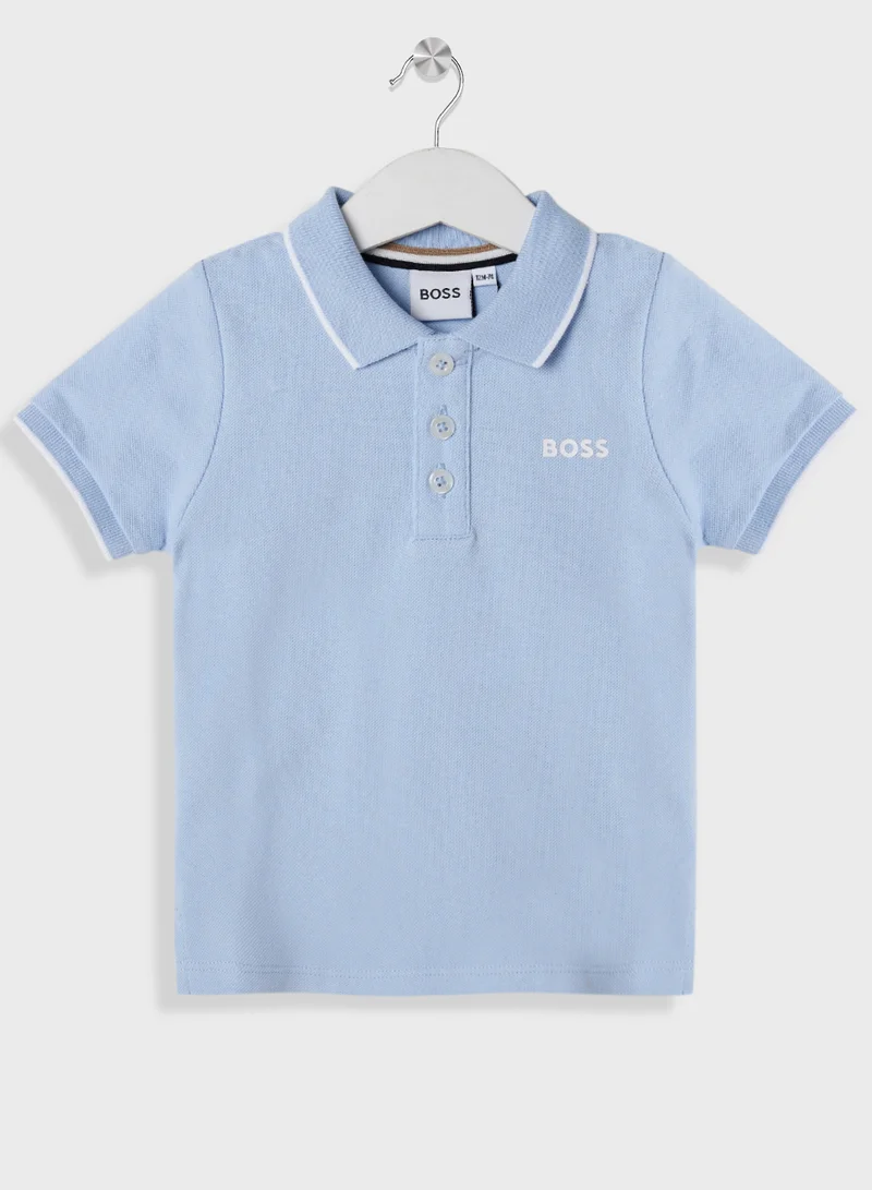 BOSS Kids' Logo Polo