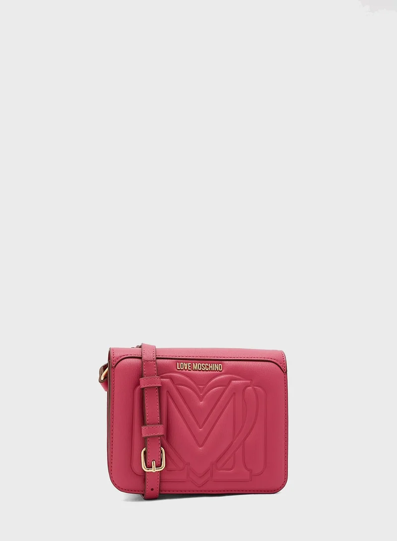 Love Moschino Logo Detailed Crossbody Bag