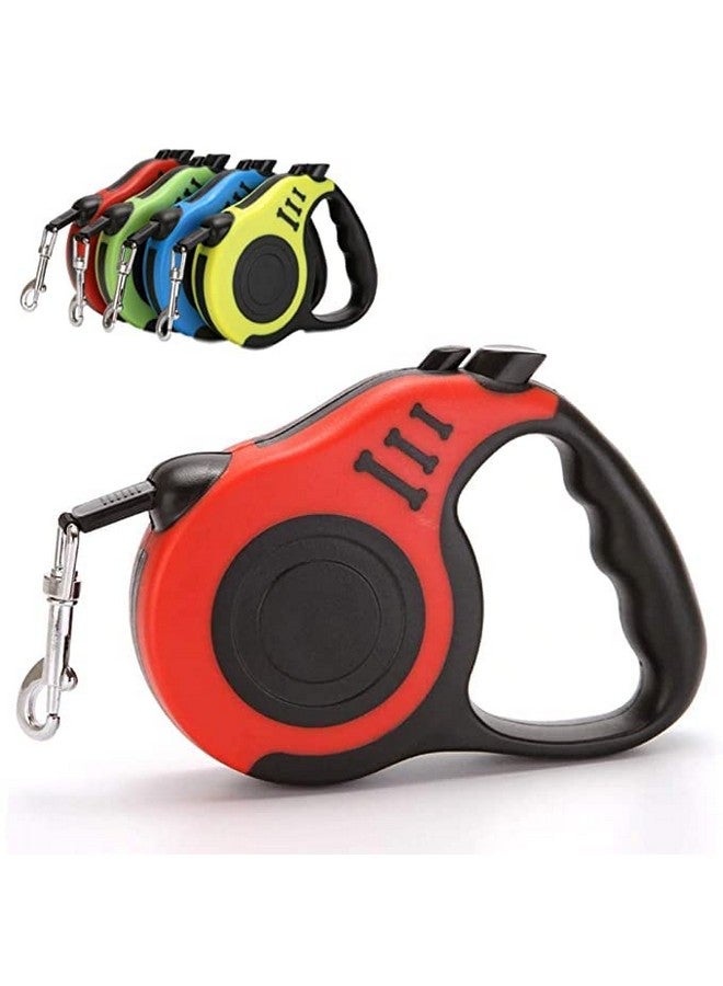 Retractable Dog Lead Leash Automatic Flexible Traction Rope Belt Upto 15 Kg For Small And Medium Dogs (Red Color) - Image 1