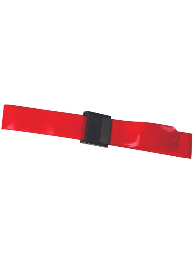 Secure Safety Solutions EZ Clean Vinyl Gait Belt, Red, 60x2 Inch - Image 1