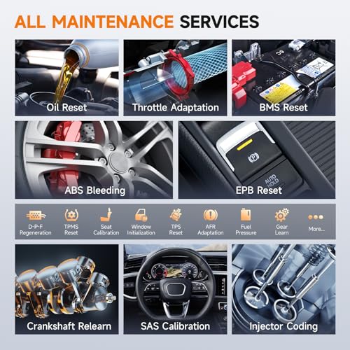 FOXWELL NT710 fit for Mercedes-Benz OBD2 Scanner, Full System Diagnostic Scan Tool, Bidirectional Control, All Free Resets Air Suspension/ABS Bleeding/Oil/SRS/EPB, Code Reader, Auto VIN, WiFi Update - Image 4