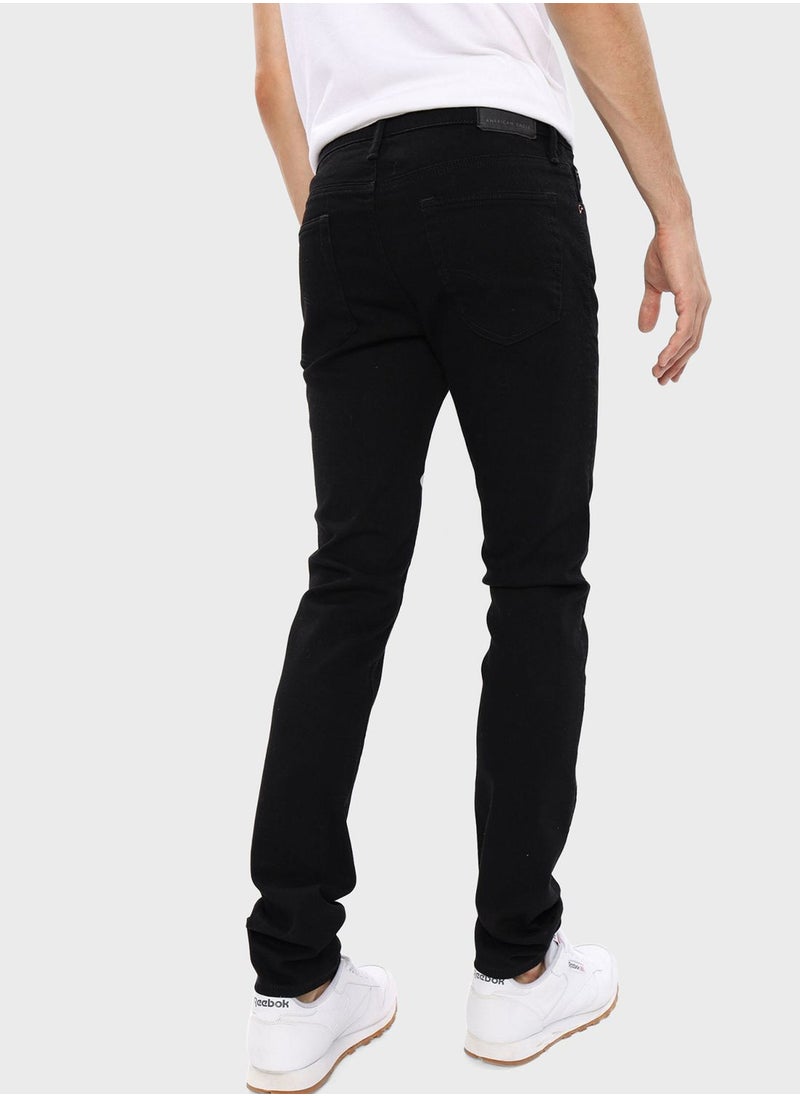 American Eagle - Rince Wash  Wash Skinny Fit Jeans - Image 1