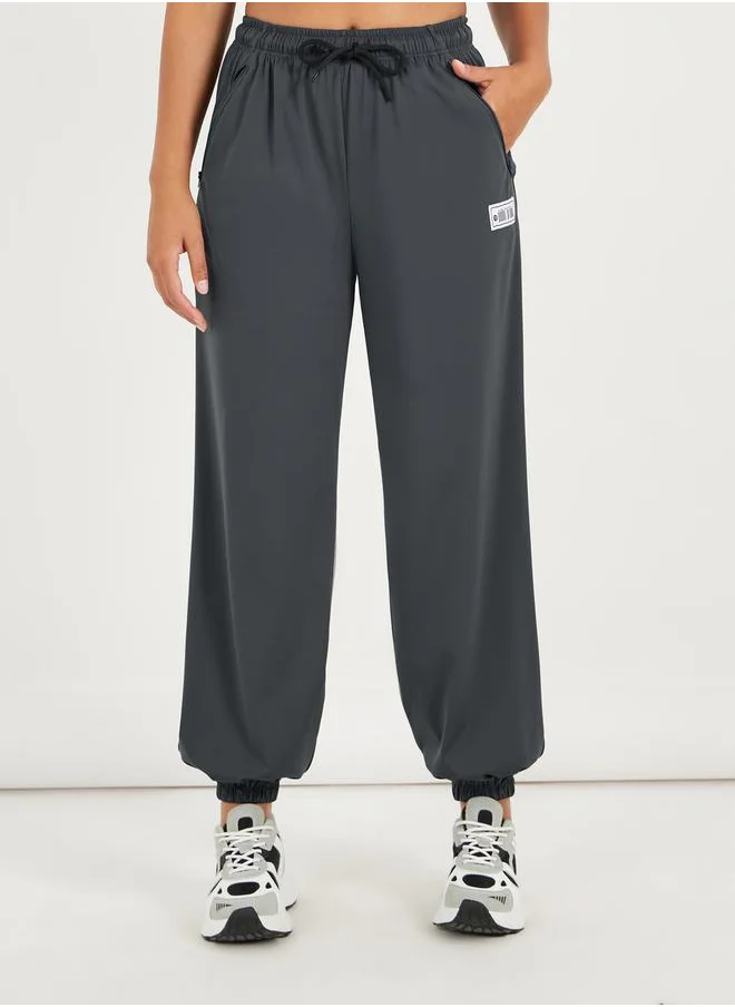 Styli Gymspire Edition - Label Dual Pocket Drawstring Joggers