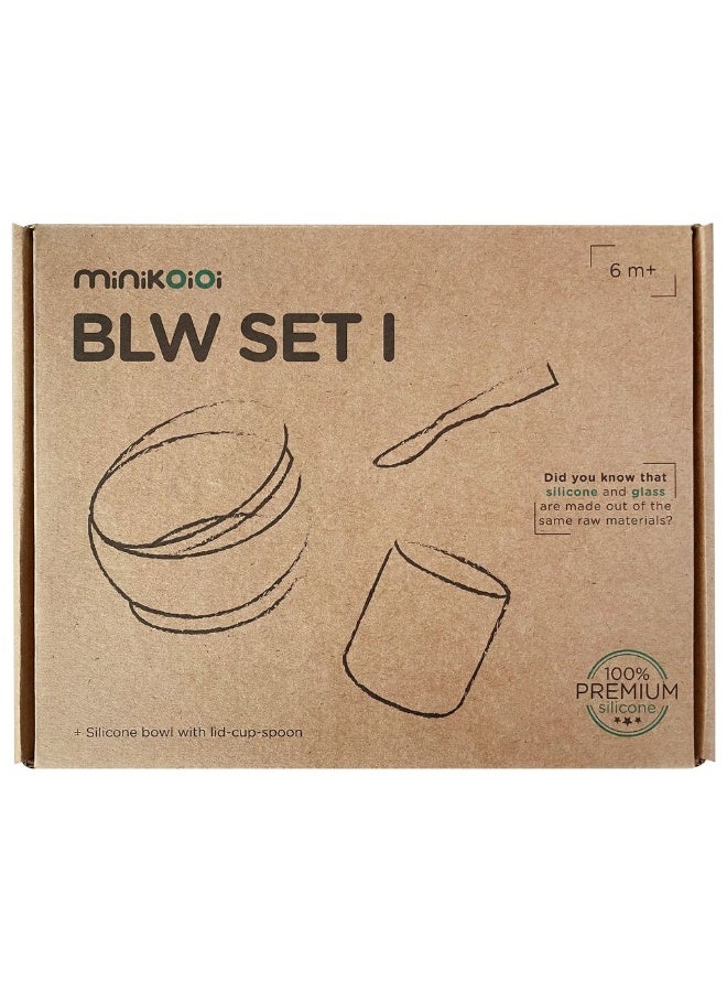 Minikoioi Set of 4 Pieces Silicone Feeding Woody Brown - Image 3