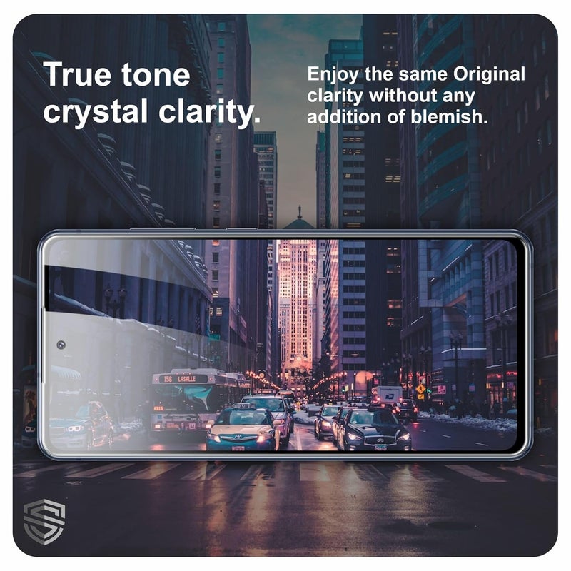 Skyddshield Military-Grade Gorilla Tempered Glass For Samsung Galaxy S20 Fe (6.5 Inch) With Installation Kit | Edge to Edge Coverage | Black - Image 3