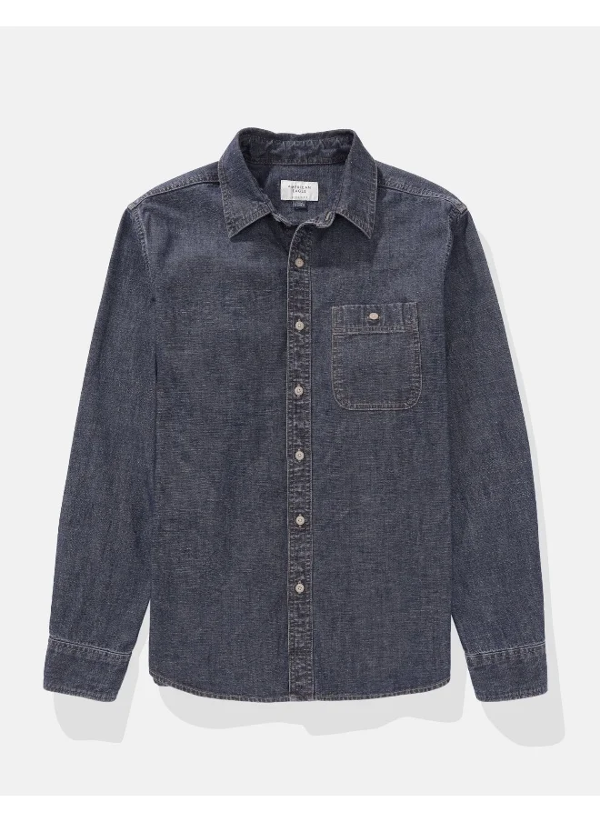 امريكان ايجل AE Denim Button-Up Shirt