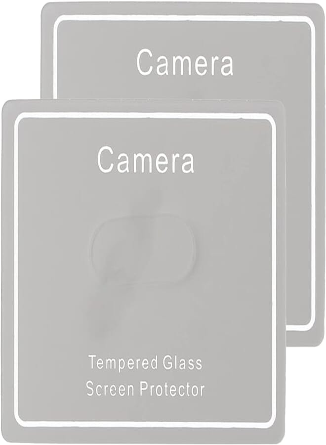 Tempered glass camera lens protector for xiaomi mi a1, pack of 2 - clear