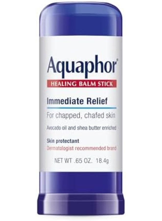 Aquaphor Healing Balm Stick, Skin Protectant with Avocado Oil and Shea Butter, 0.65 Oz Stick - Image 1