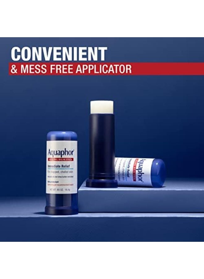Aquaphor Healing Balm Stick, Skin Protectant with Avocado Oil and Shea Butter, 0.65 Oz Stick - Image 3