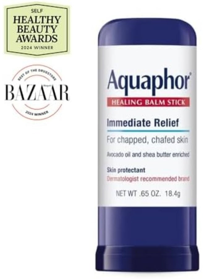 Aquaphor Healing Balm Stick, Skin Protectant with Avocado Oil and Shea Butter, 0.65 Oz Stick - Image 2