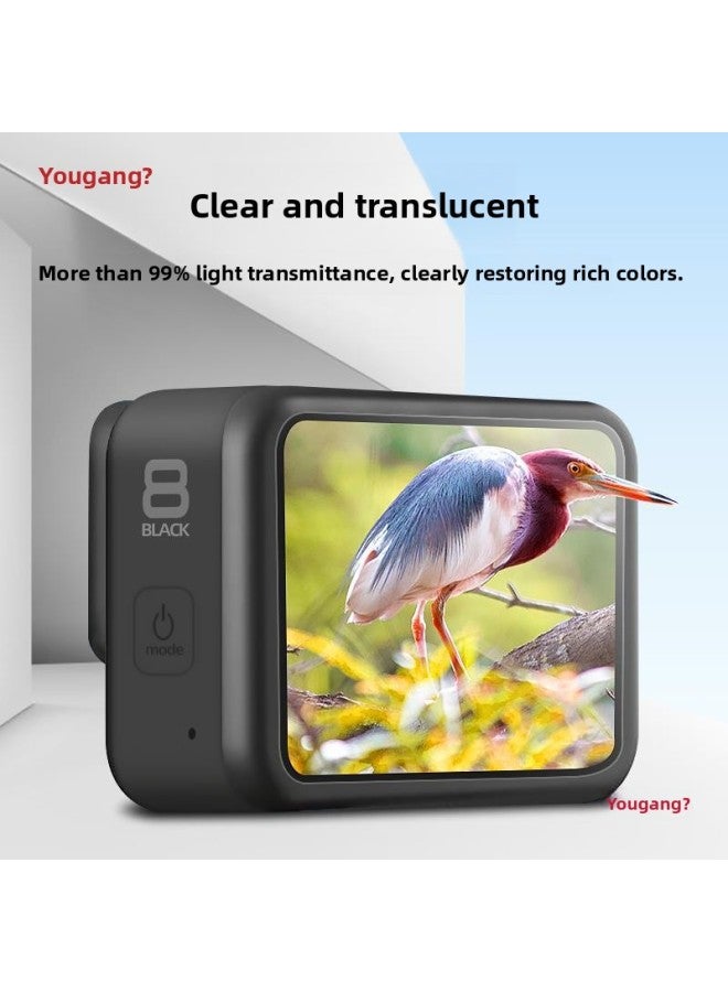 Suitable For Gopro Accessories Gopro12/11/10/9 Tempered Film Sports Camera Film Max Protection Gopro8-Color:gopro8 Lens Film (separate Lens Film Is Non-returnable) - Image 3