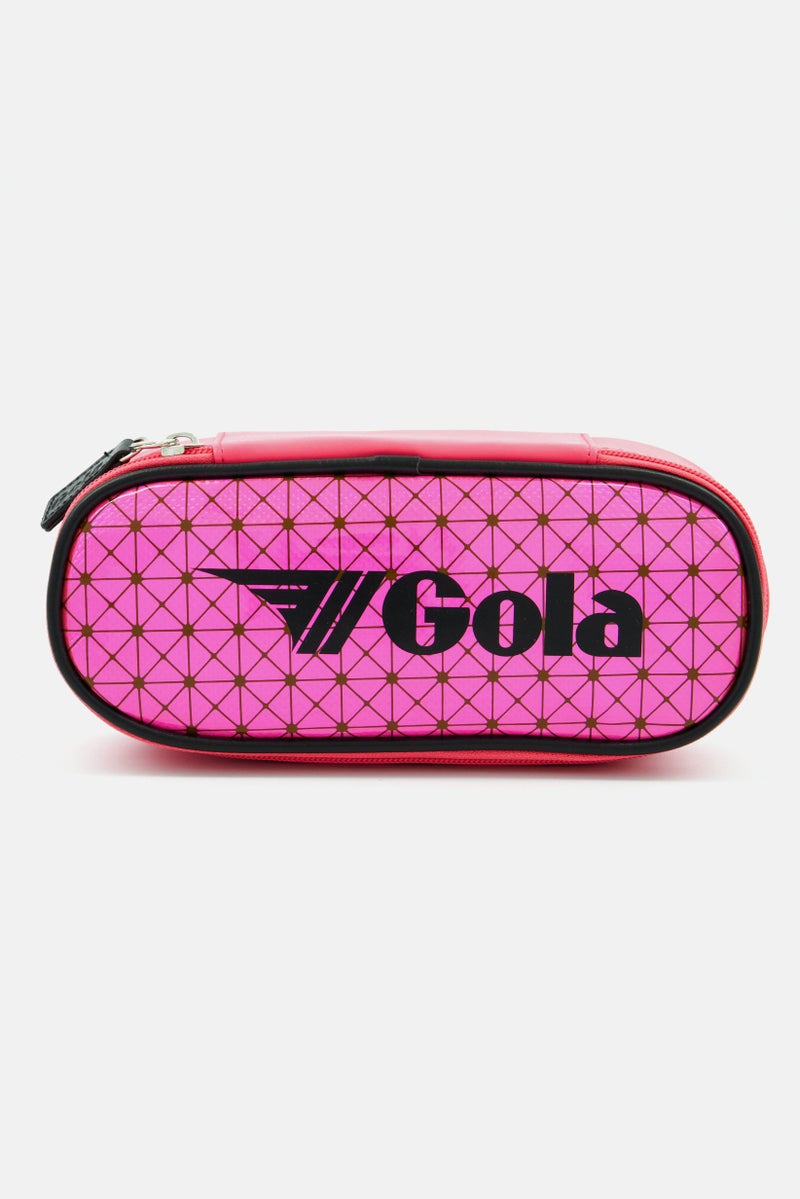 Gola  Kids Girl Brand Logo Pencil Case Bag 22 L x 10 H x 7 W cm, Pink - Image 1