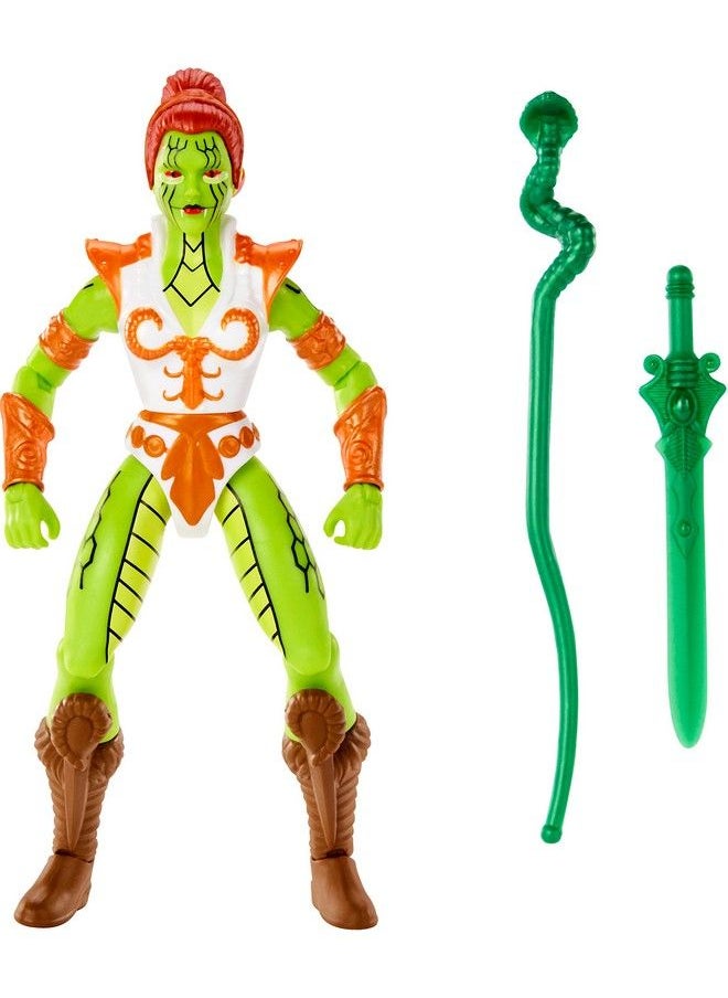 Masters of the Universe - Origins Action Figure & Accessory Snake Teela Figure With Articulation & Mini Comic Book 5.5 In - Image 1