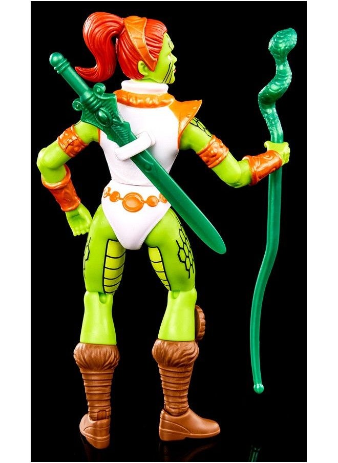 Masters of the Universe - Origins Action Figure & Accessory Snake Teela Figure With Articulation & Mini Comic Book 5.5 In - Image 1