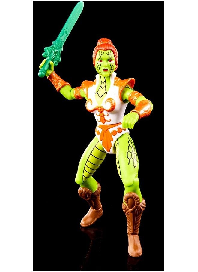 Masters of the Universe - Origins Action Figure & Accessory Snake Teela Figure With Articulation & Mini Comic Book 5.5 In - Image 1