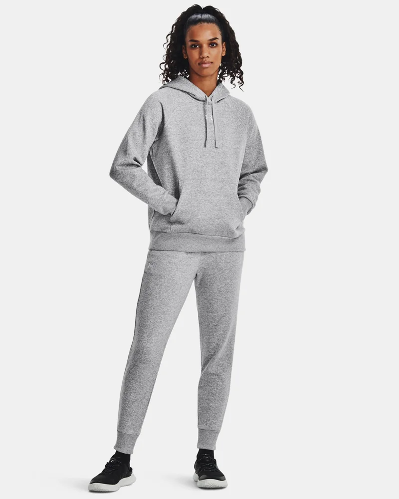 Under Armour Grey Women's UA Rival Fleece Hoodie for Women | Best Price UAE