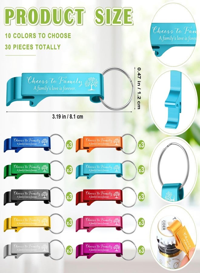 Singhoow 30 Sets Family Reunion Party Favors Family Tree Bottle Opener Remembering Our Roots Card Reunion Gathering Party Gift - Image 2