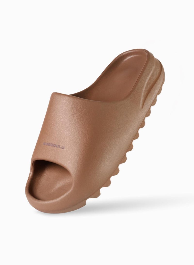 DUOZOULU Brown Slides - Image 2