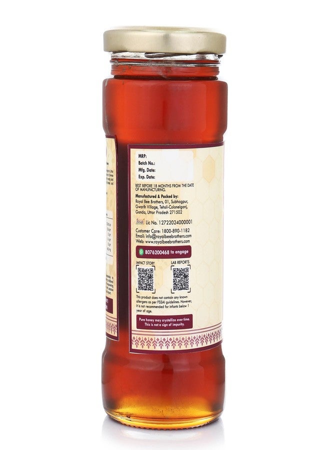 Royal Bee Brothers | Multi-Flora Forest Honey | 100% Natural, Raw & Unprocessed Wild Nectar | Produce of Wild Honeybees | Harvested from Hives Built on Forest Trees | Rich Aroma, Nutrient-Rich Traditional Goodness | 500g - Image 2