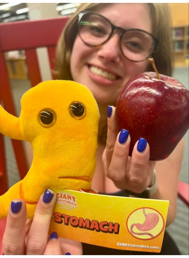Giant Microbes GIANTmicrobes Stomach Plush, Gastric Bypass Must Haves, Bariatric Surgery Must Haves, Gastroenterology Gifts, Surgeon Gift, Acid Reflux, Dietitian Gifts, Stomach Cancer Awareness, IBS Warrior - Image 5