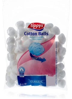 Tippys Cotton Balls Classic 100 Pcs Pack  - Image 2