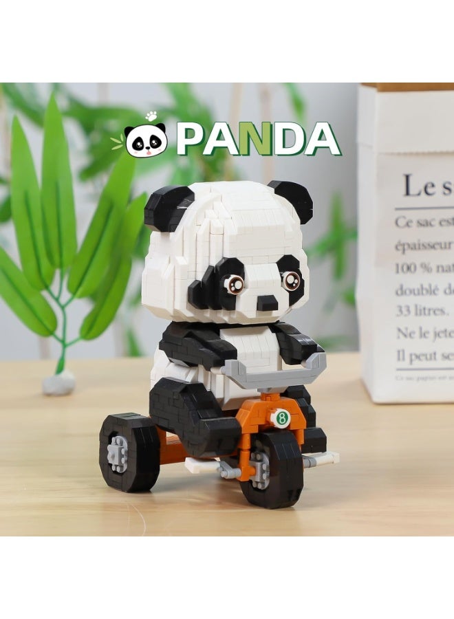 باندا ميكرو ميني بناء لعبة الطوب للبالغين، 1064 جهاز كمبيوتر شخصي صغير كتل البناء الحيوانات مجموعات لحقائب Goodie، حزب المفضلات للفتيان البنات 12 + 14 +، هدية عيد ميلاد عيد الميلاد للأطفال، جوائز الكرنفال - Image 5