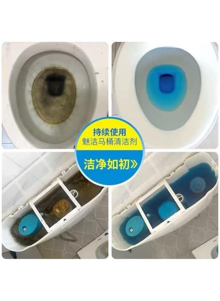 10 effervescent toilet cleaning tablets that automatically remove stains and dirt from the toilet bowl. - Image 4