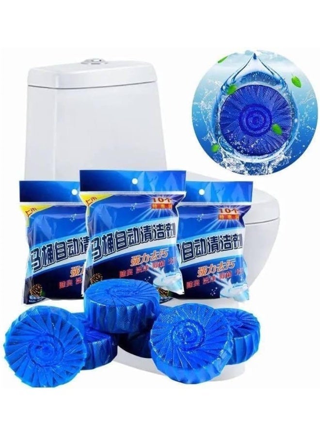 10 effervescent toilet cleaning tablets that automatically remove stains and dirt from the toilet bowl. - Image 5