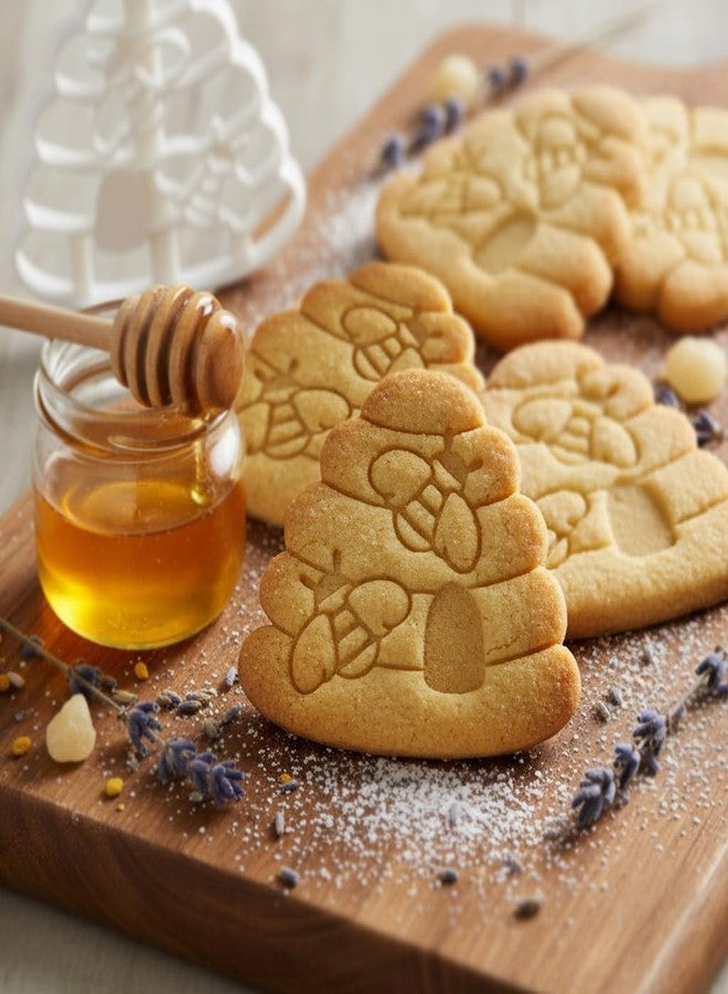 Bakerlogy قطاعة بسكويت على شكل خلية نحل مع نحل، قطعة واحدة - بيكرلوجي - Image 3
