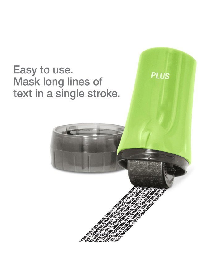 Plus Identity Theft Prevention Security Stamp Wide Roller Security Stamp Kits (Green) - Image 3
