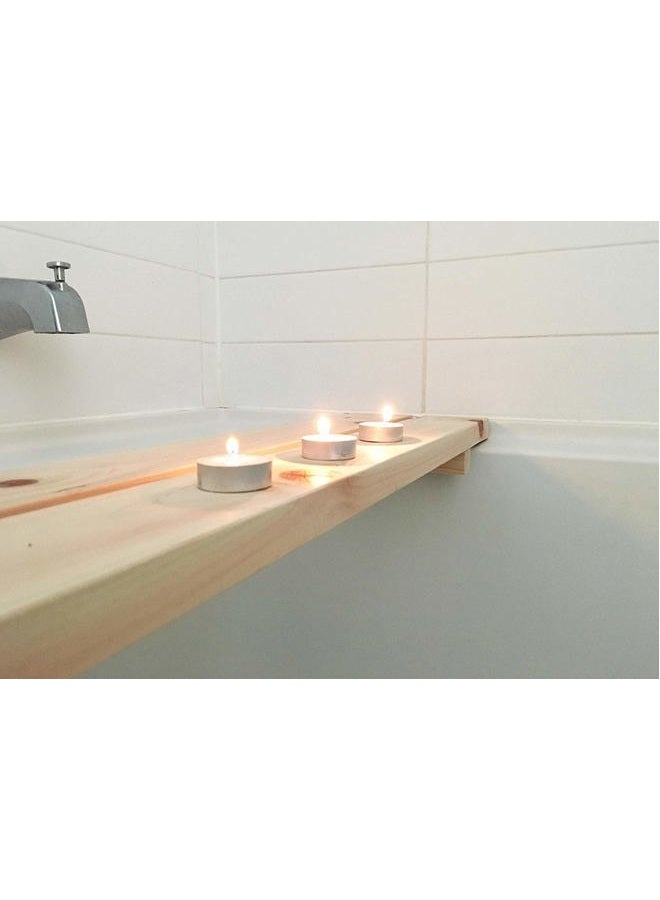 IPPINKA Antibacterial Bathtub Bench/Caddy Made From Hinoki Japanese Cypress Wood - Image 4