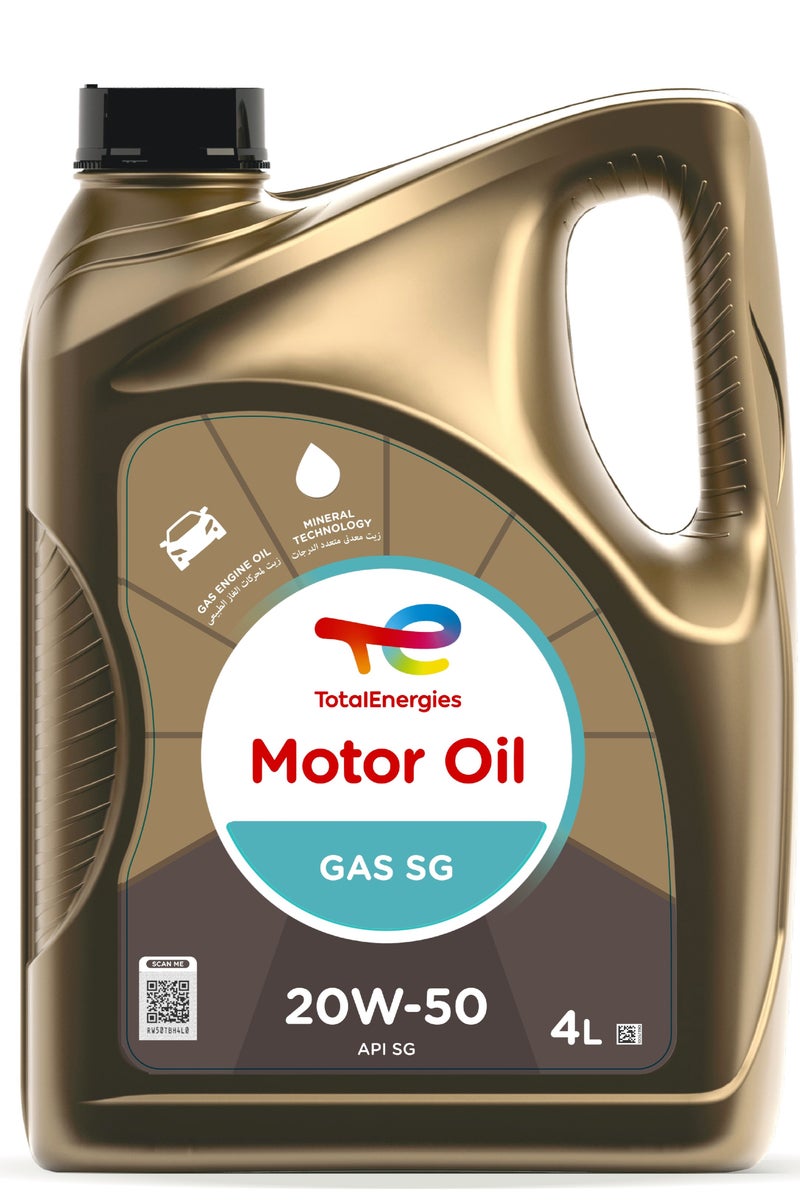 توتال انرجيز زيت المحرك GAS SG 20W-50 4L