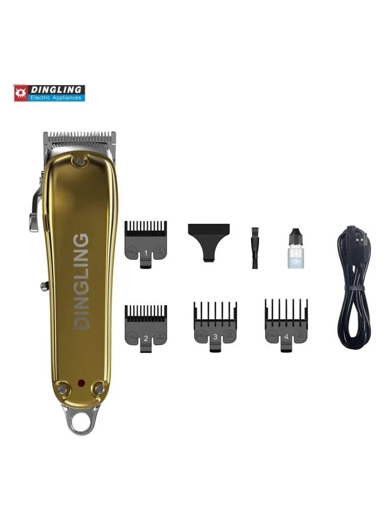 Dingling RF-1981 Professional Hair Clipper with Premium Metal Panel, Powerful Motor & Dual-Mode Cordless Operation – Ideal for Barbers and Personal Grooming - Image 3