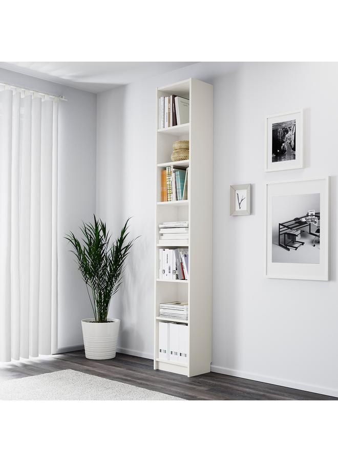 زبون مكتبة، بيضاء، 40X28X237 سم - Image 2