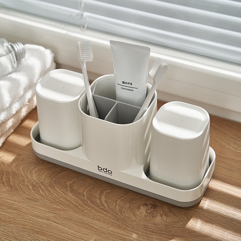 BDO European-style Toothbrush and Toothpaste Storage Set - Image 4