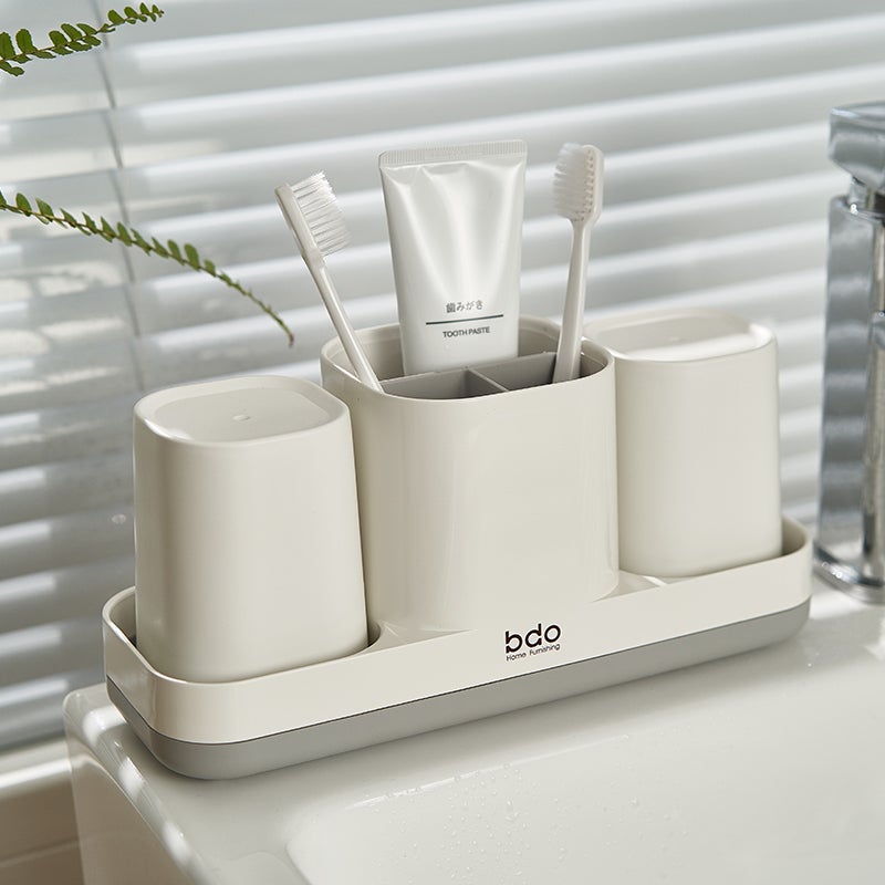 BDO European-style Toothbrush and Toothpaste Storage Set - Image 3